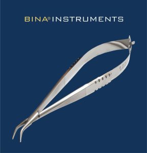Lens forceps پنس لنز